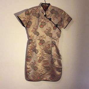 Gold Asian Style Dress